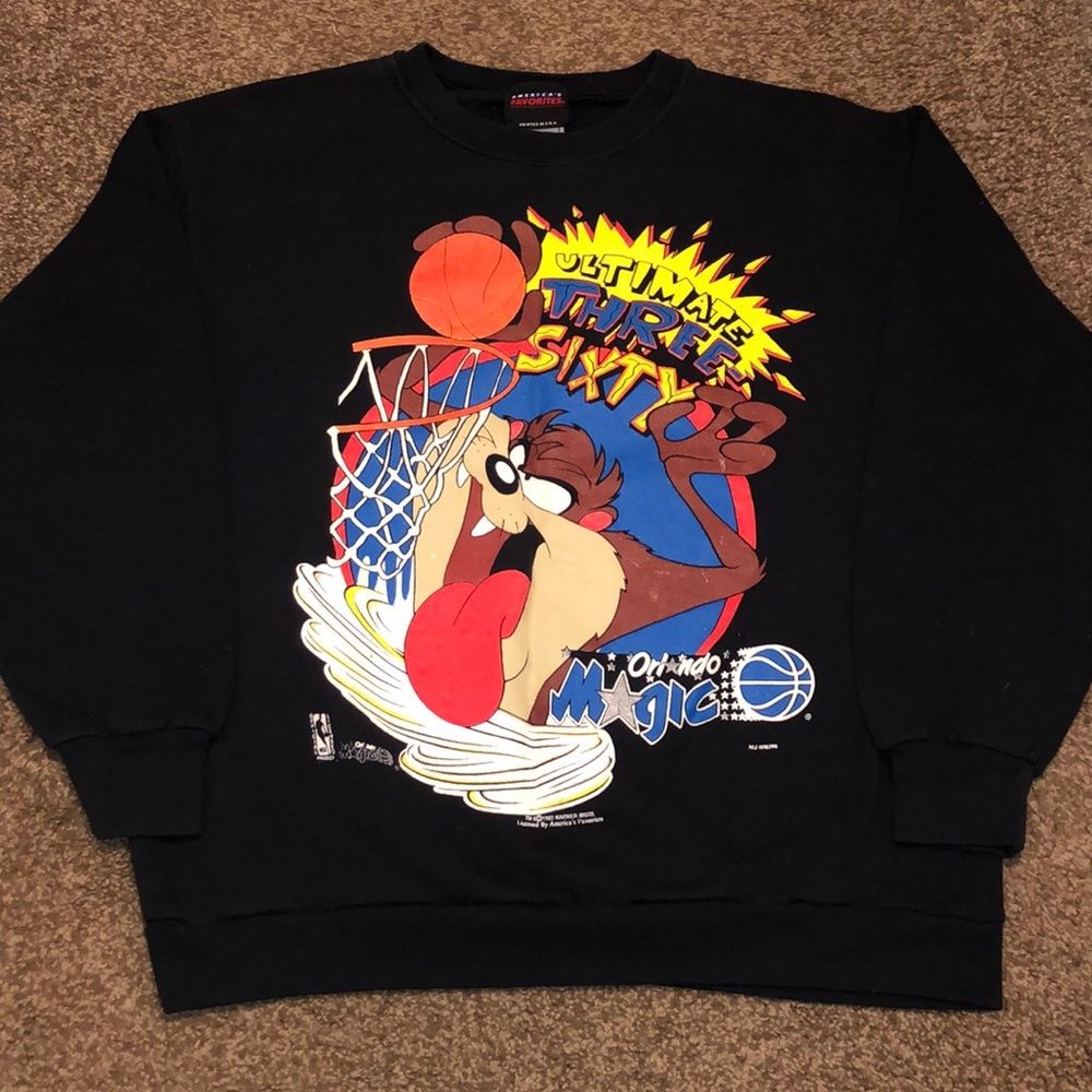 Vintage Taz Orlando Magic CrewNeck